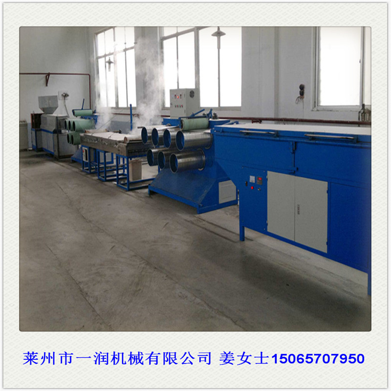 一润机械厂家塑料圆丝防雹安全网拉丝机 尼龙线渔网丝拉丝设备
