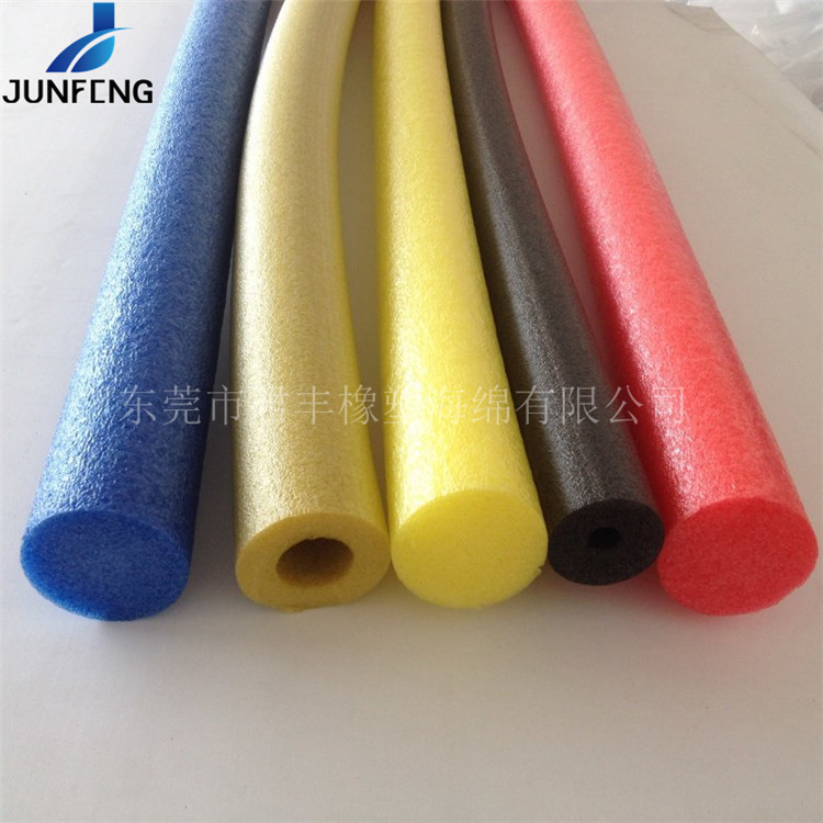 源头制作高密度加硬珍珠棉彩色泡棉棒 儿童玩具管EPE珍珠棉管