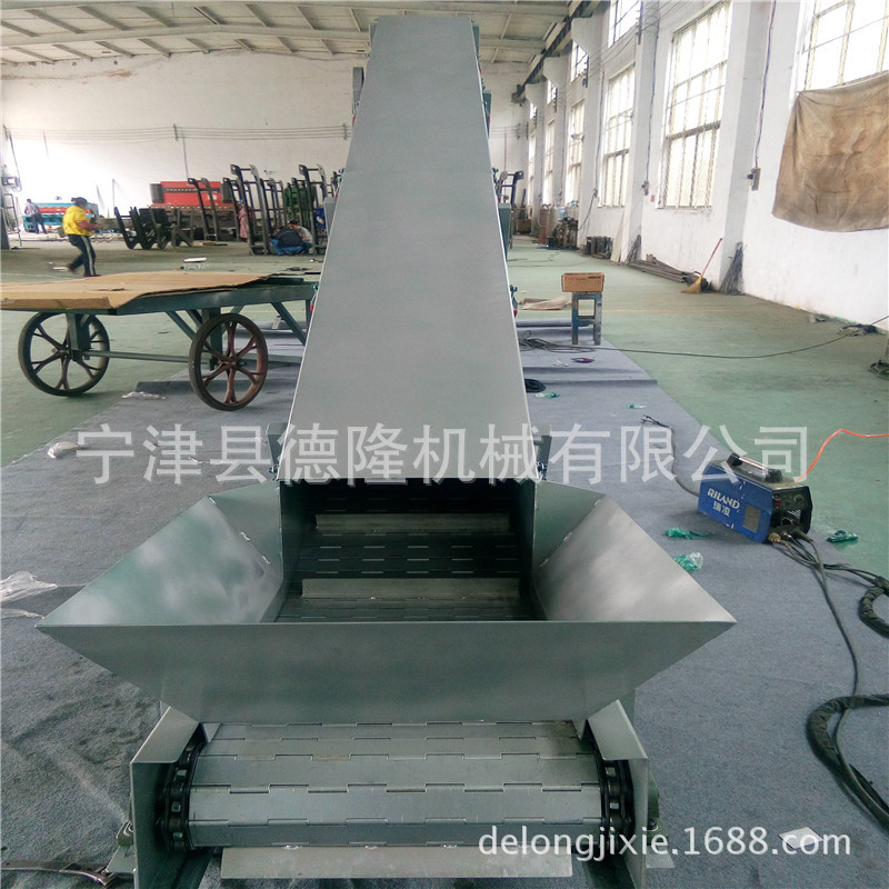 皮带爬坡机链板爬坡机 装车输送机 卸车输送机 爬楼输送机