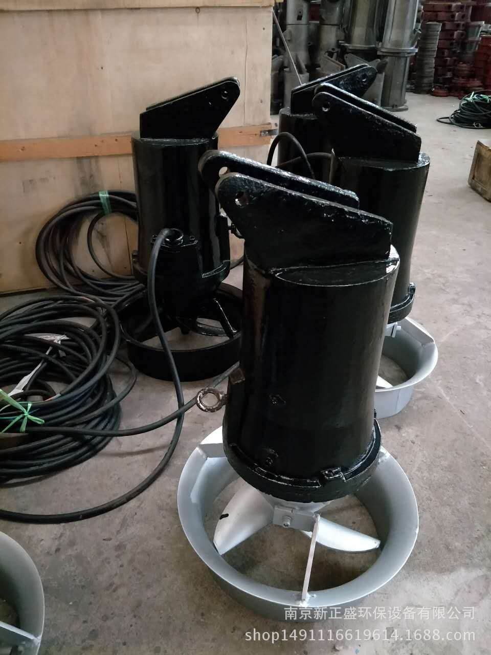 青岛铸件式潜水搅拌机生产厂家 QJB1.5KW铸件式潜水搅拌机价格