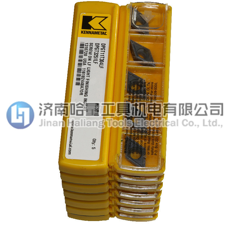 肯纳数控车刀片DPGT11T304LF KC5010原装刀具批发全系列 刀片