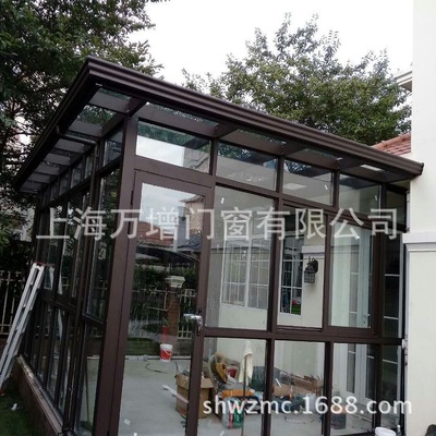 【万增门窗别墅家庭阳光房】瑞芝迪2.0mm铝合金100*100铝型材框架|ru