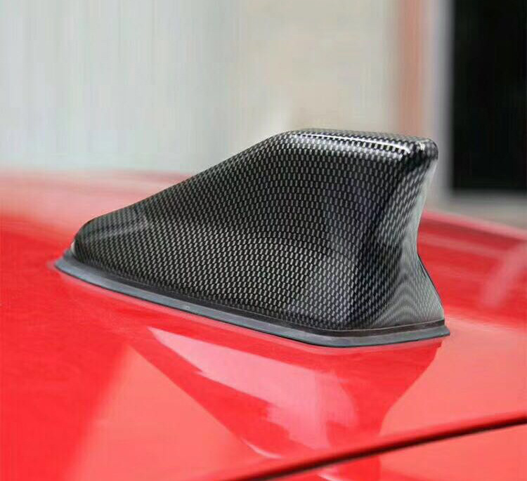 Car shark fin antenna decoration non-perforated second-generation antenna tail modified special radio antenna with signal