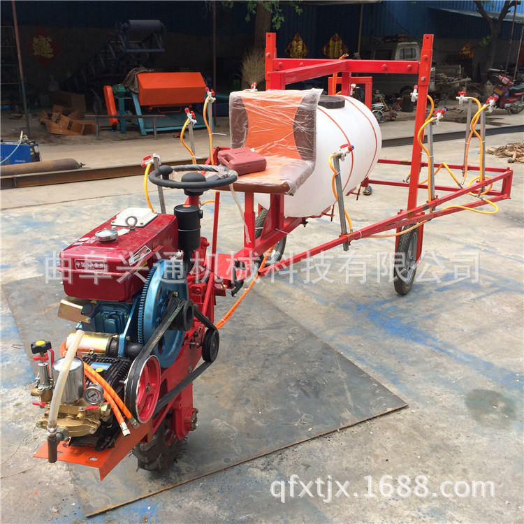 三轮自走式打药机厂家 手推式打药 稻田推车打药车