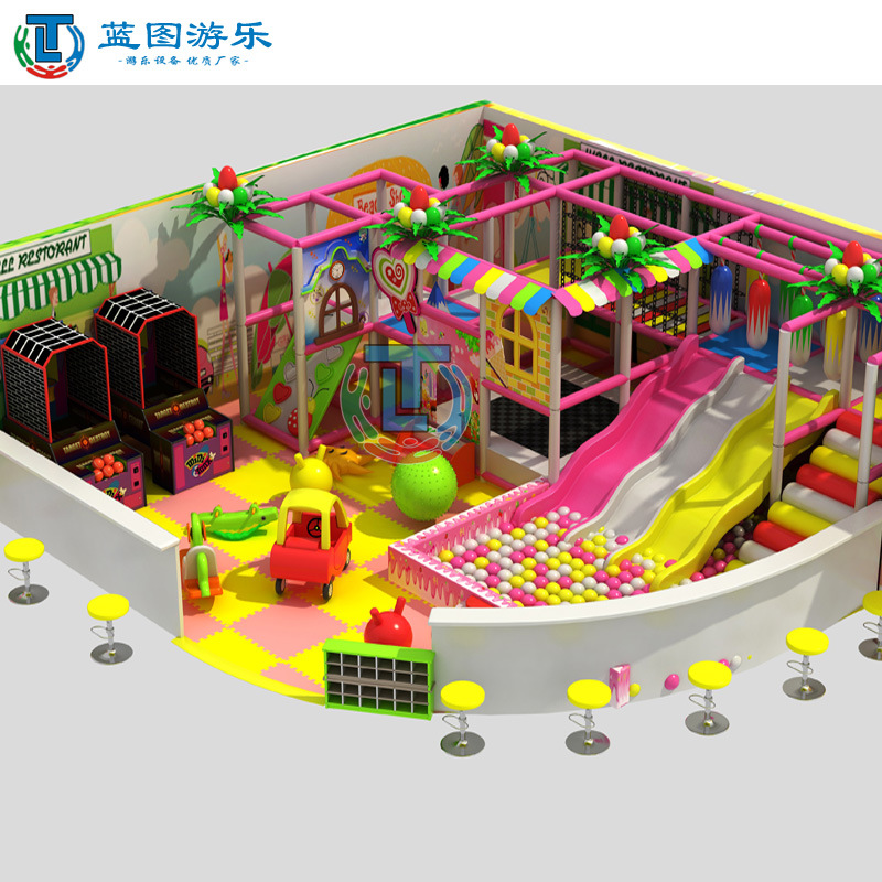 新型滑梯樂園廠家直銷 淘氣堡兒童淘氣堡配件設備室內親子園訂制