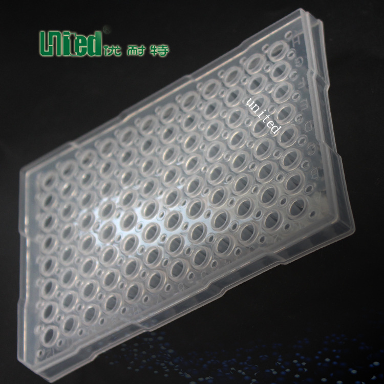 厂家供应 96孔PCR板 带裙边  PP材质