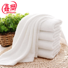 毛巾廠家批發賓館酒店毛巾定做足療洗浴美容純棉厚白毛巾定做