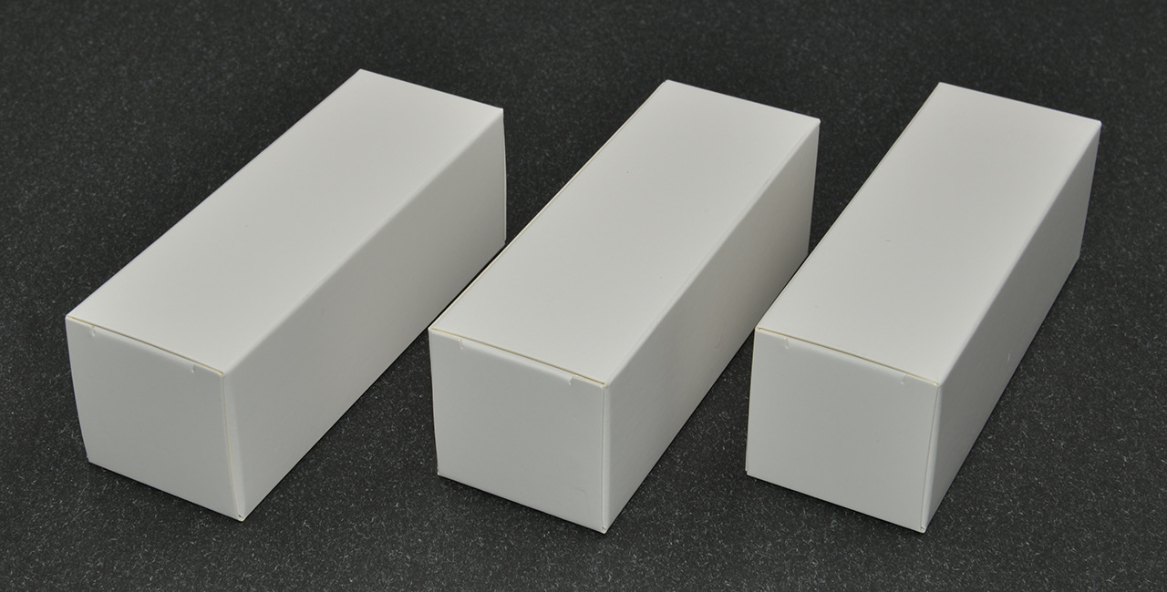 长方形 空白色普通小白盒子现货单插卡纸材质折叠包装厂家批发定