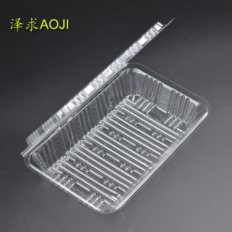 寿司透明盒特中浅青团一次性面包盒透明蜜饯水果100个烘焙糕点盒