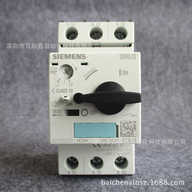 3RV1021-0CA10 SIEMENS西门子 电机保护断路器