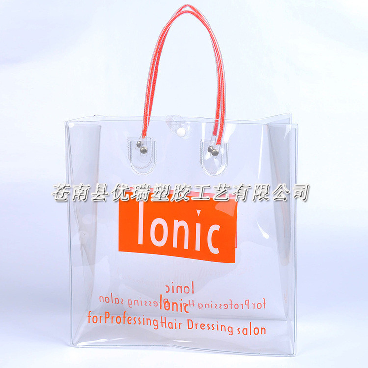 大量销售 做工精美 款式齐全 价格实惠 透明pvc手提袋 软