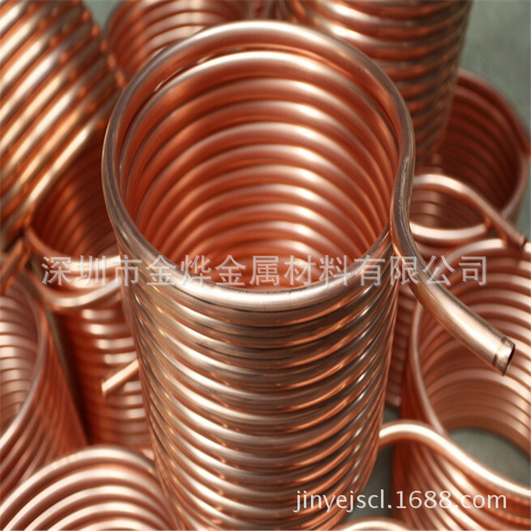 优质供应紫铜毛细管 8*1mm拉制紫铜直管 精密无缝大口径导水铜管