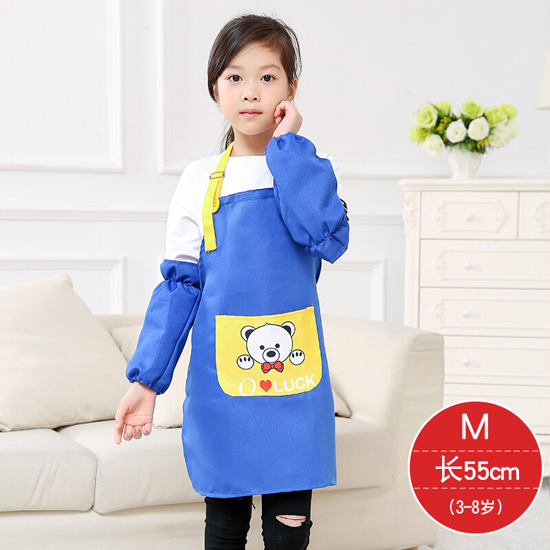 Delantal DE LOS NIÑOS Geliao logotipo personalizado arte pintura hornear micro impermeable delantal infantil Impresión de jardín de infantes