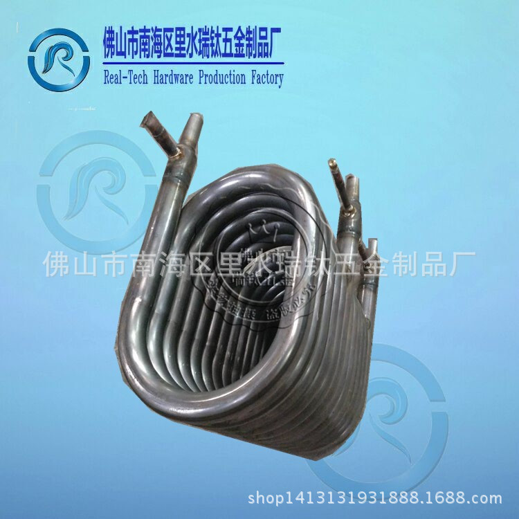 瑞钛5P热泵同轴套管换热器空调冷凝器热泵制冷配件空气能热交换器