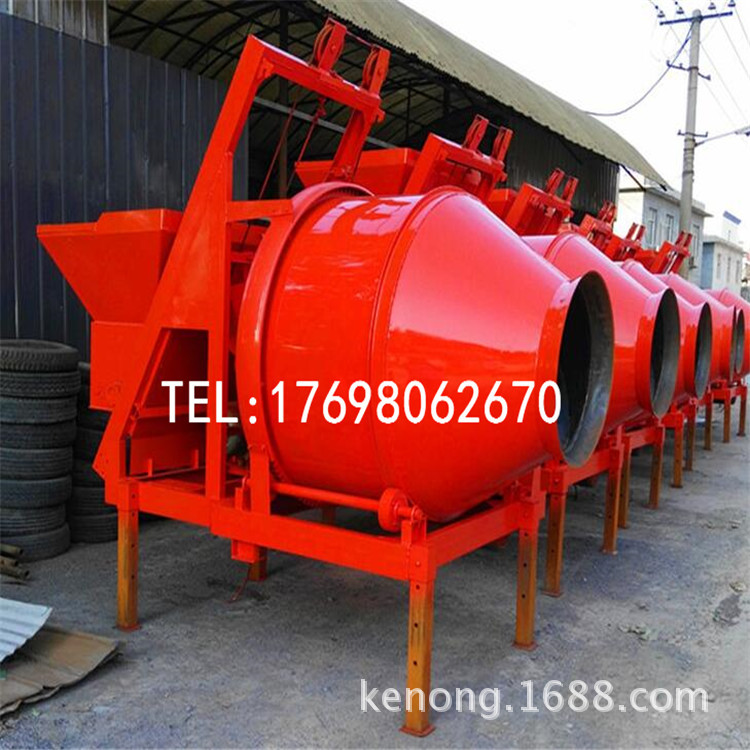 厂家 JZC系列自动卸料滚筒搅拌机 水泥砂浆搅拌机低噪音率