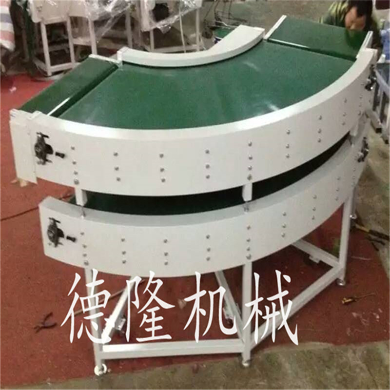 180度转角输送机 工装流水线输送设备 90度转弯机