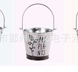 创意铁艺马口铁桶  园艺用品  可悬挂 收藏家居日用品