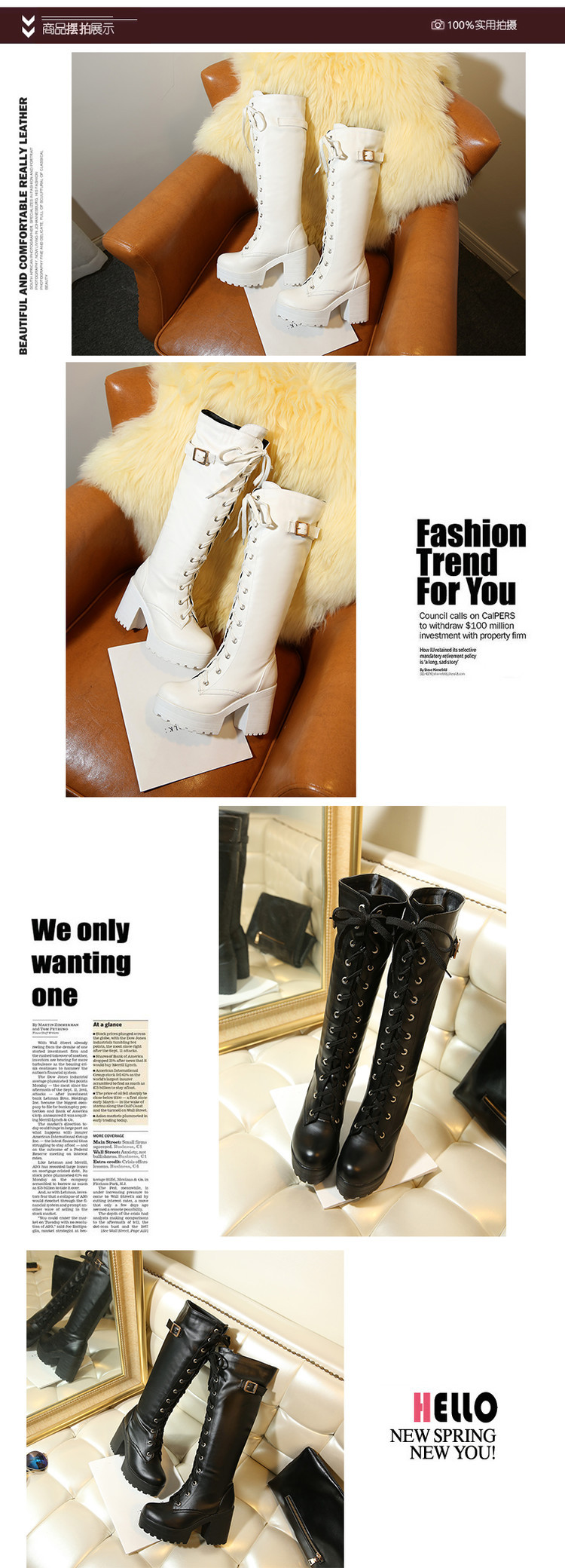 Bottes femme WYNN en PU artificiel - Ref 3355251 Image 13