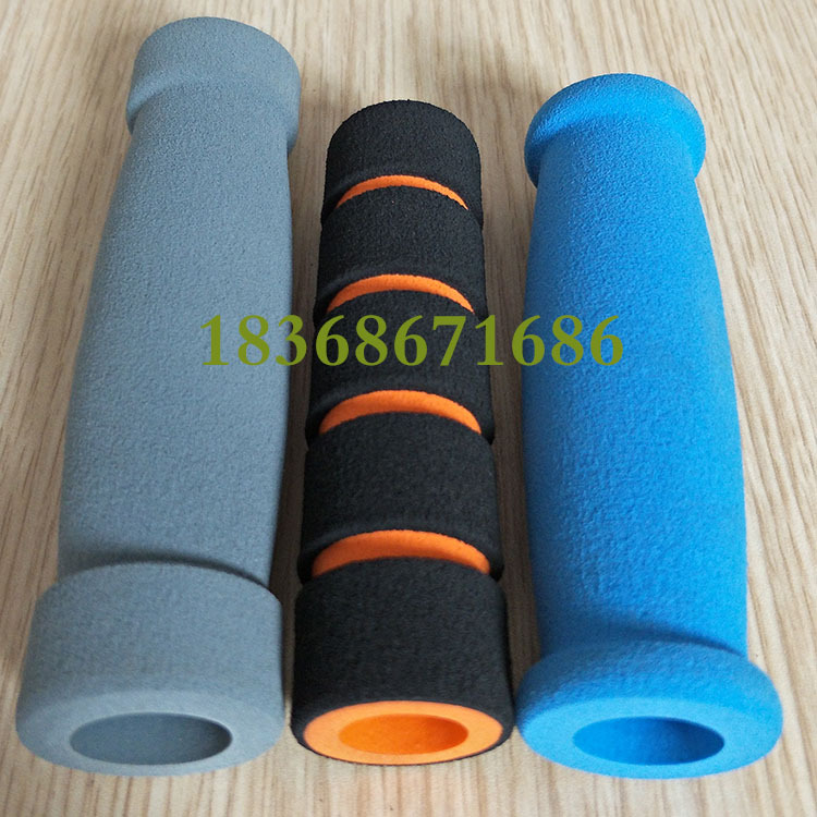 新款热销海绵手把套 光面海绵套管  童车双色橡塑海绵泡绵手柄套
