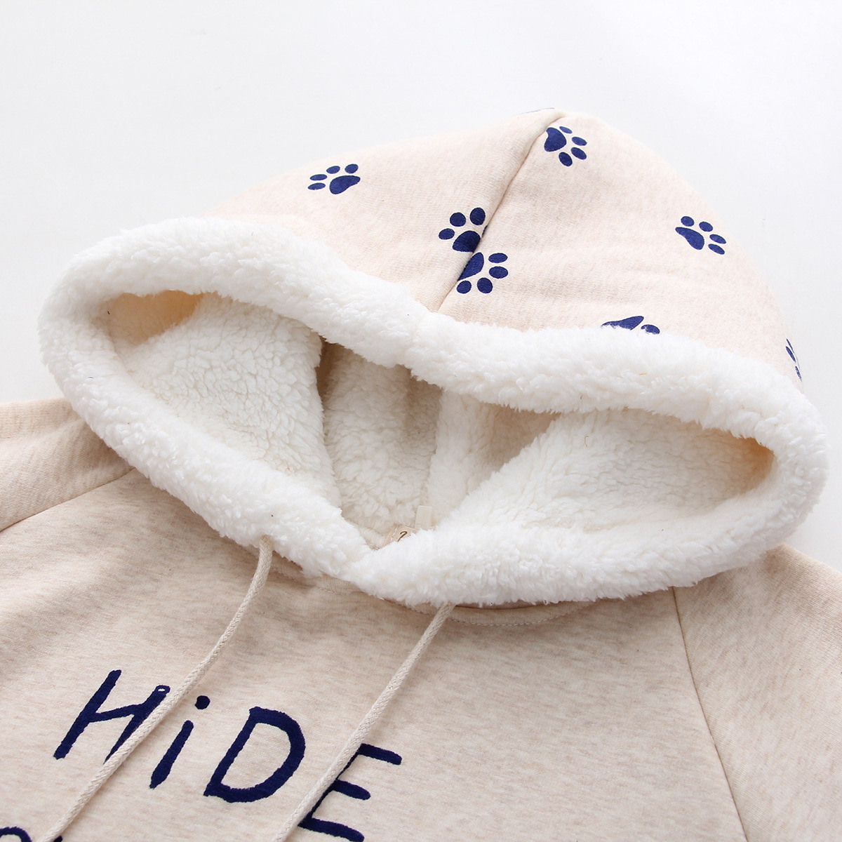 Nhật vui vẻ phong cách gió nhút nhát mèo đội mũ trùm đầu áo choàng nhung cừu lỏng kích thước lớn dày lông phụ nữ bán buôn 11008