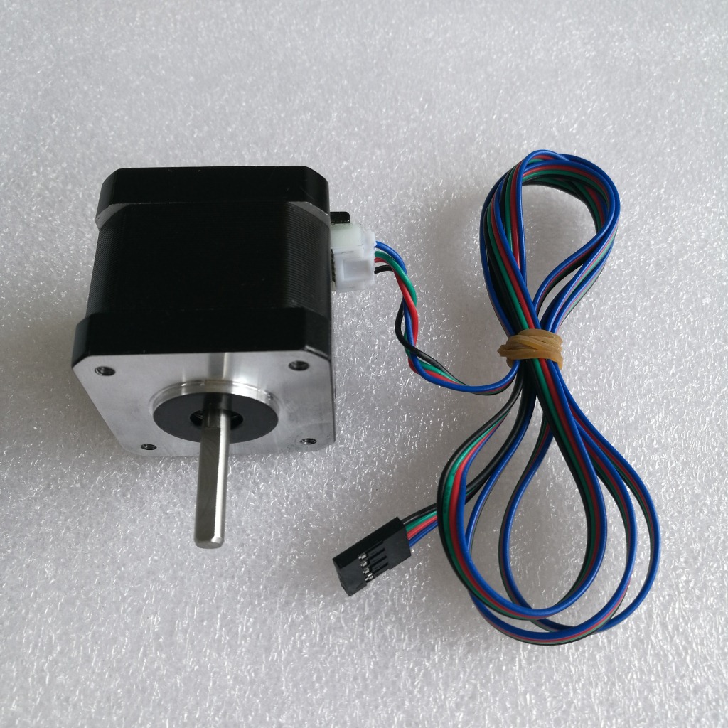 42步进电机 NEMA17 1.2A 1.8°机身40MM 雕刻机 3D打印机
