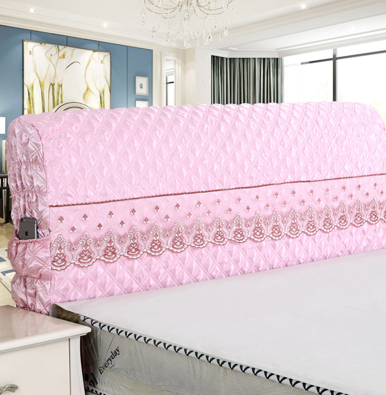 Imitation silk luxury bed cover stock wh...