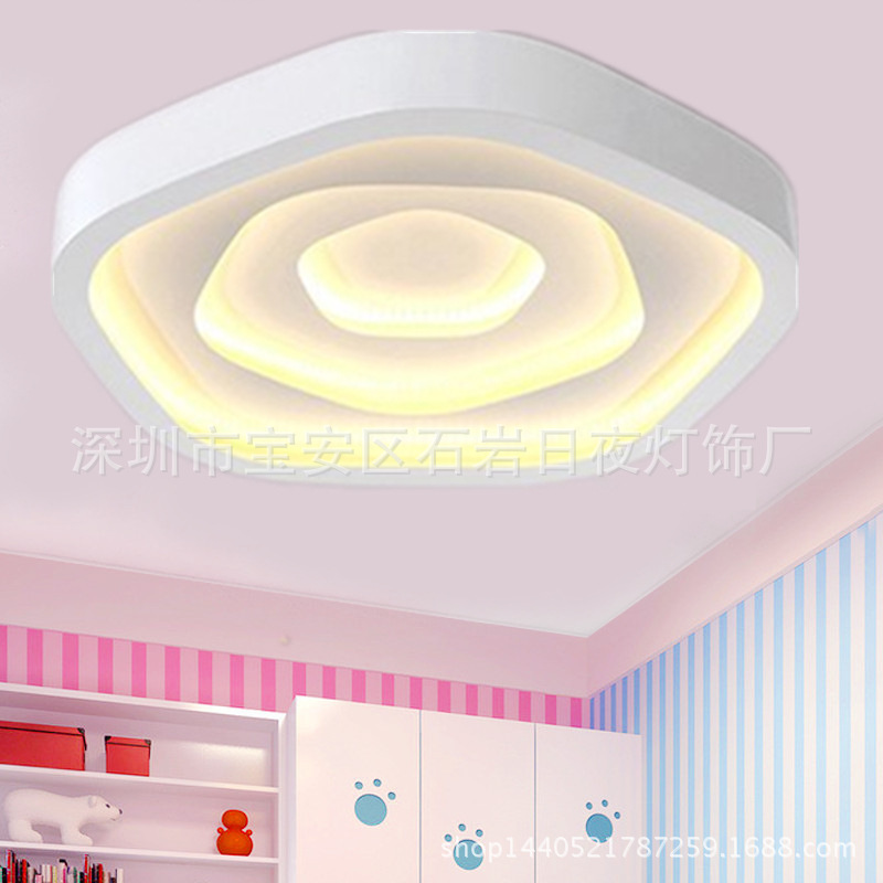 云层吸顶灯 三层发光效果卧室书房灯无极调光遥控LED护眼灯具