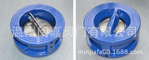 不锈钢H76H对夹式双瓣止回阀 H76H-10P