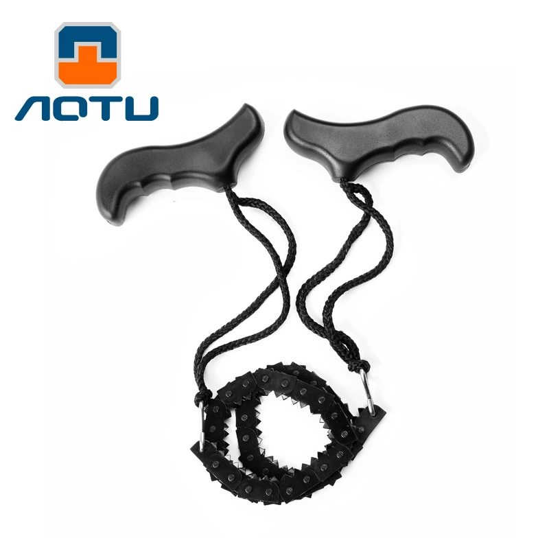 Вогнуто-выпуклая наружная ручная цепная пила портативная мини-карманная цепная пила для кемпинга AT6323 Оптовая трансграничная