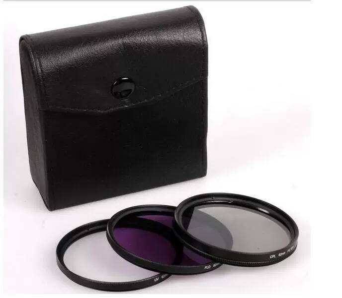 Фотография зеркальная камера поляризатор UV CPL FLD флуоресцентный зеркало 3 шлипа пакет из трех частей