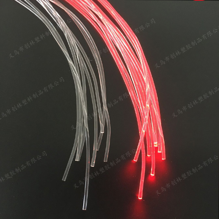 TPU导光条 LED方形导光管条 透明通体发光光纤发光香薰机透明胶条-阿里巴巴