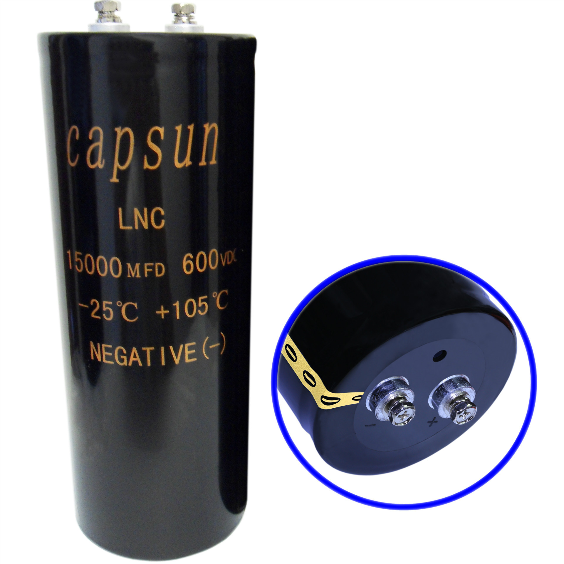 原厂电容LNC系列长寿命铝电解电容分类8200uf600v电解电容器结构