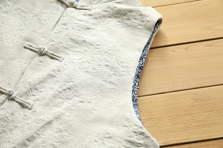 Gilet femme PLUME en Coton et lin - Ref 3318006 Image 5