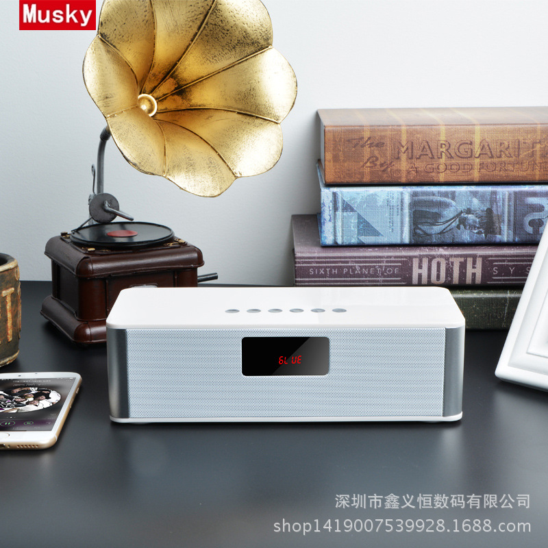 MUSKY DY21L无线蓝牙音箱便携插卡电脑手机家用HIFI低音炮小音响