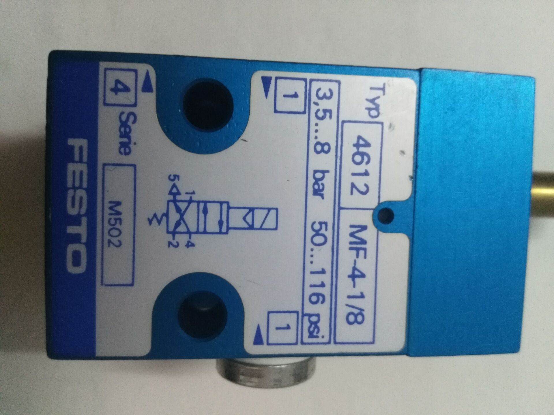 供应FESTO/费斯托 电磁阀MF-4-1/8 4612 MC-2-1/8 2187现货