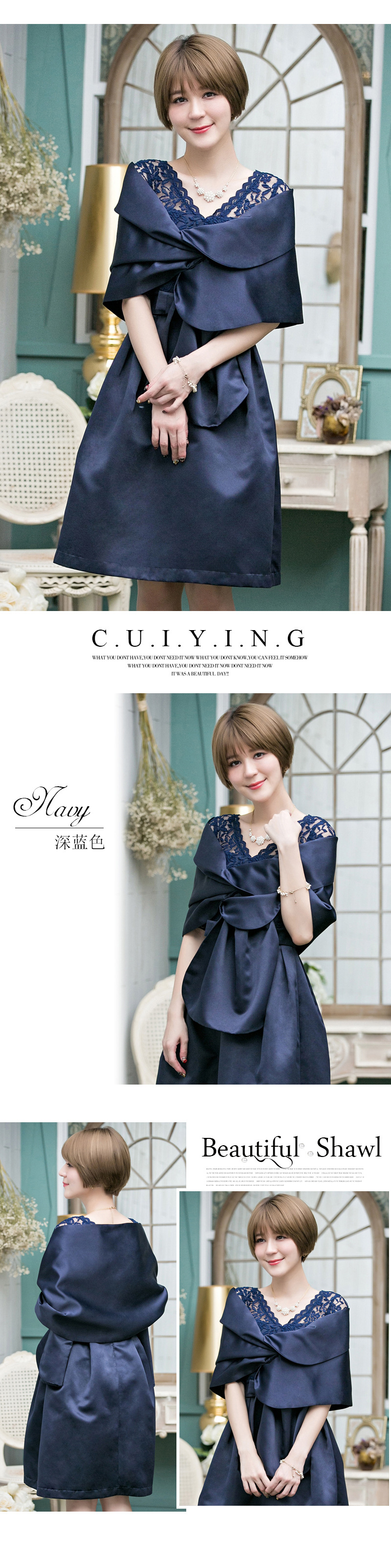 Chale pour femme CUI YING en Polyester - Ref 3338897 Image 51