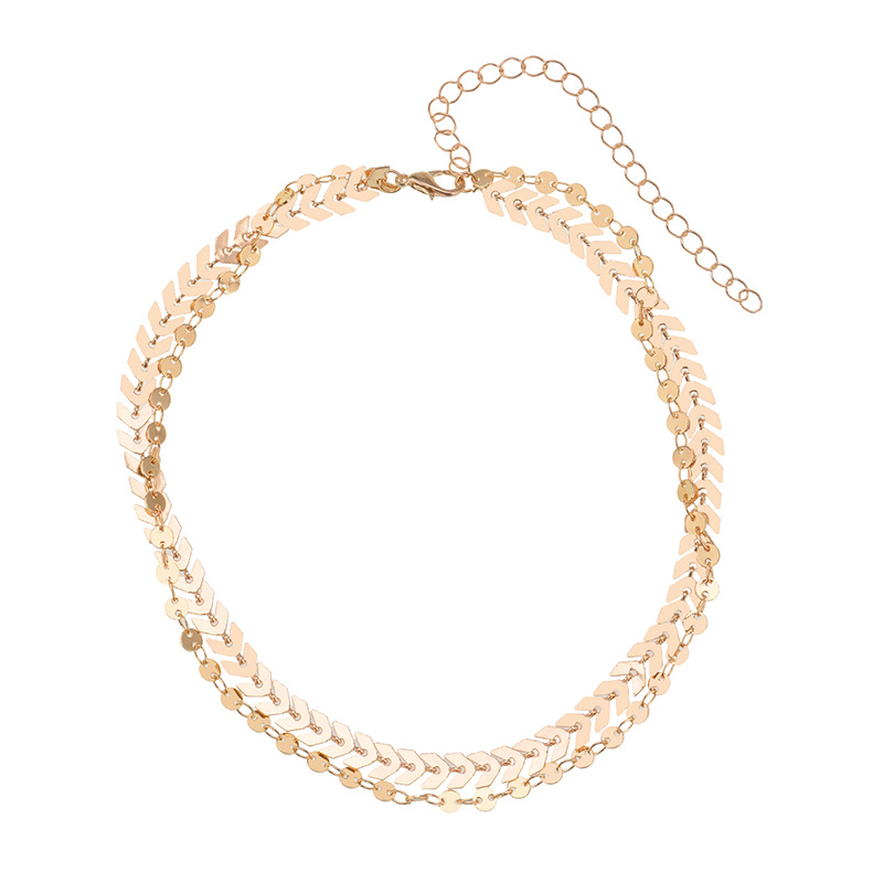 other copper other necklace (Gold)NHYT0341-Gold