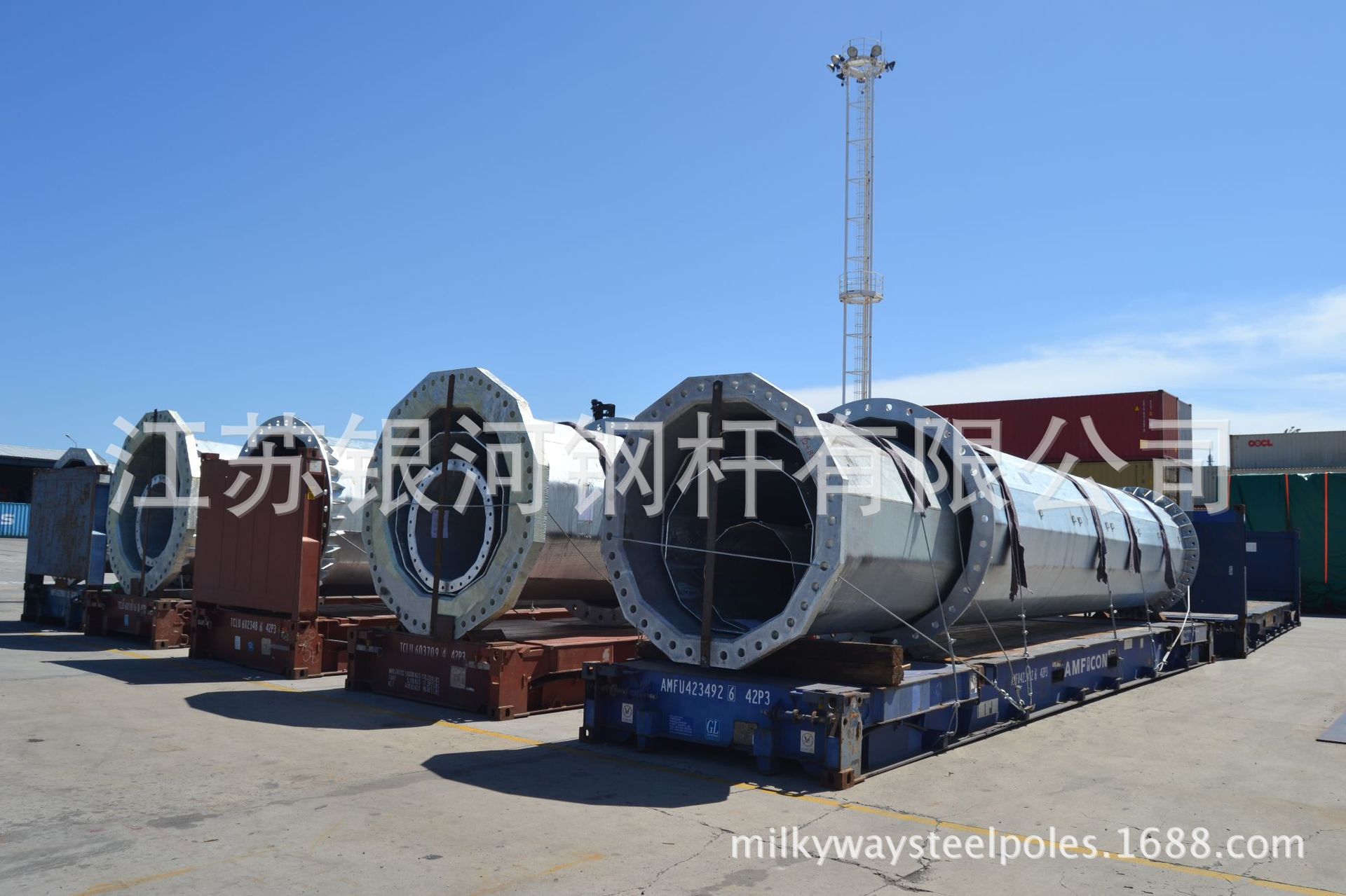 出口菲律宾电力杆，尼泊尔钢管杆，多米尼加钢杆，澳大利亚钢杆