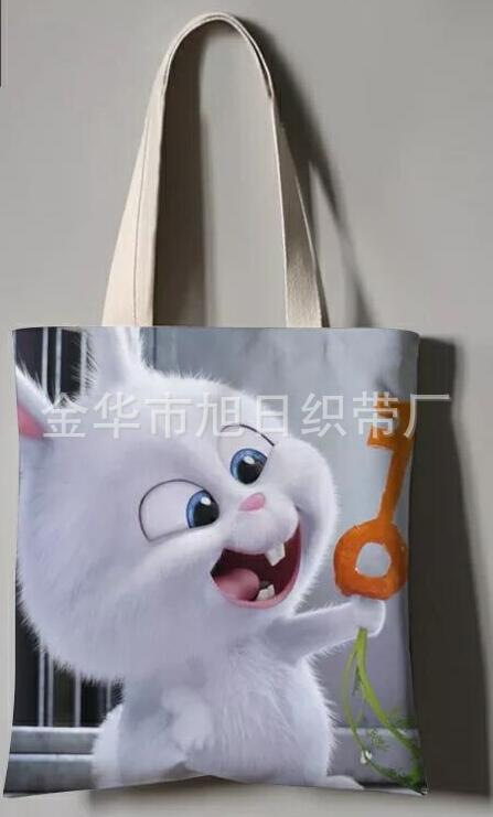 韩版女包手提折叠棉布袋，新款韩版环保购物袋，数码印刷购物袋