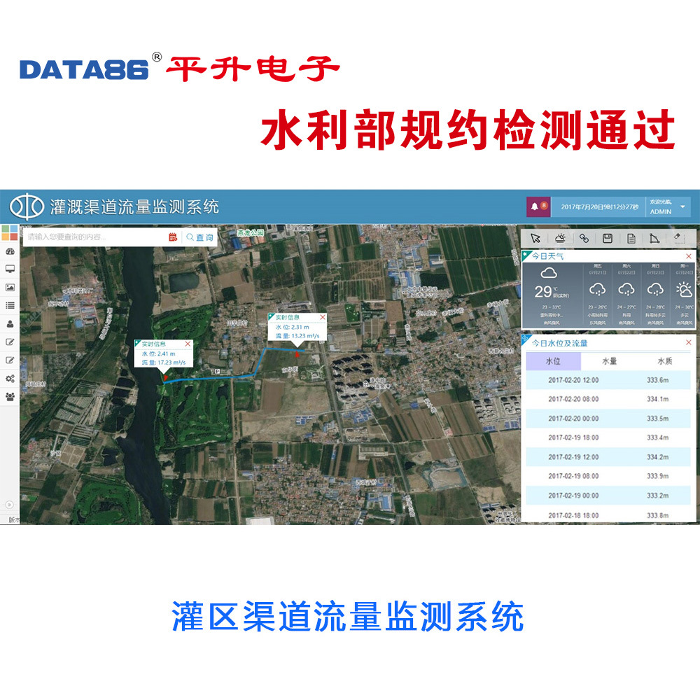 智能化明渠流量测量系统