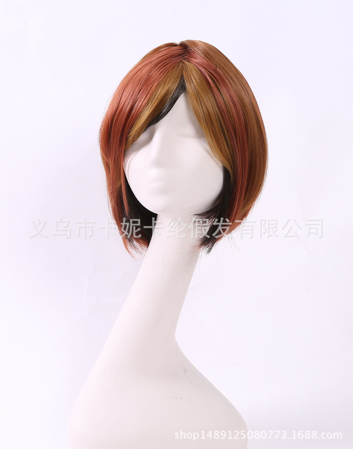 Cabello estudiantil BOBO nuevo estilo coreano castaño moda pequeña fiesta fresca damas pelucas cortas