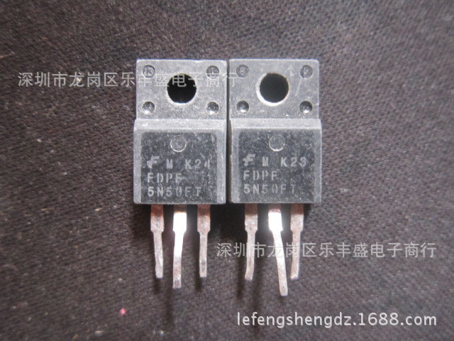 FDPF5N50FT 拆机 TO-220F N通道 功率MOSFET 4.5A 500V