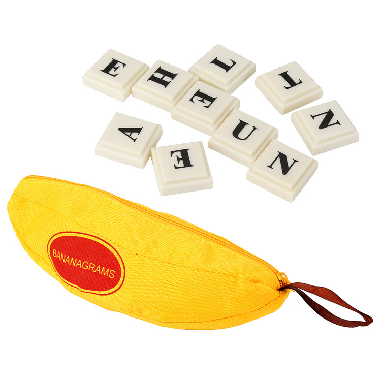 1147 Bananas desktop game Early education Puzzle english Spell the word Bananas Chess Games children Toy table