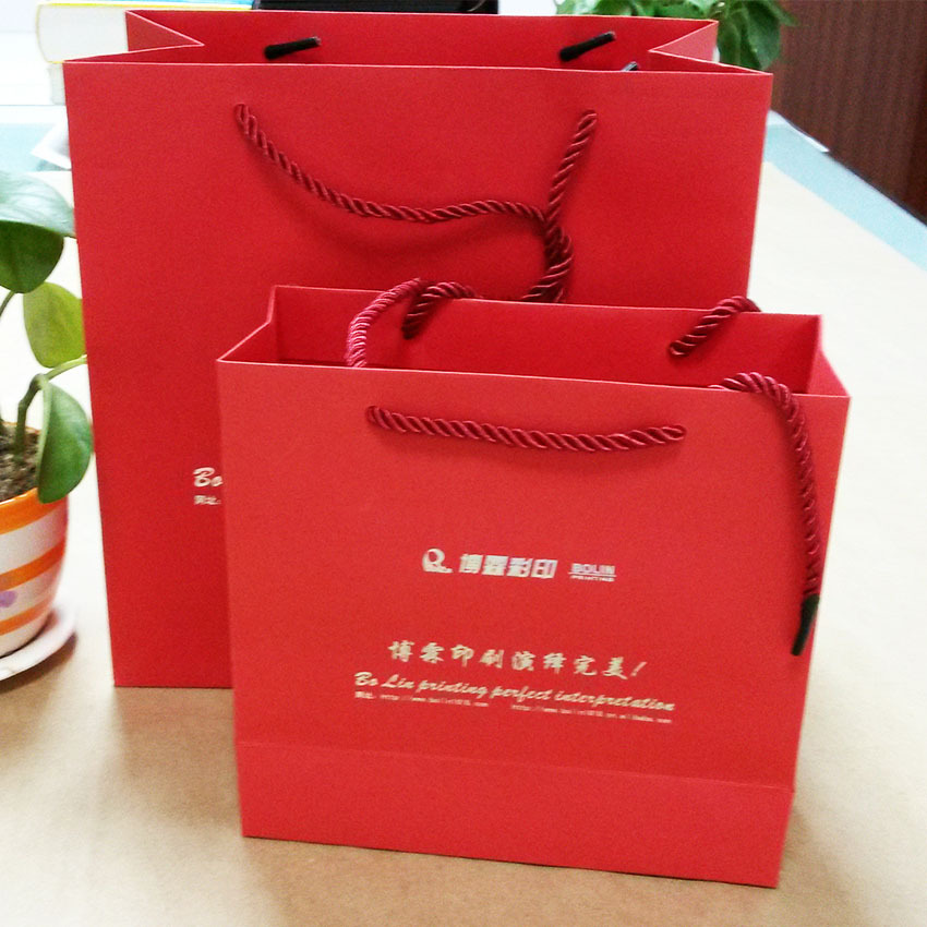 手袋印刷 韩版时尚礼品袋定制印刷 深圳龙华手提袋印刷定制厂家