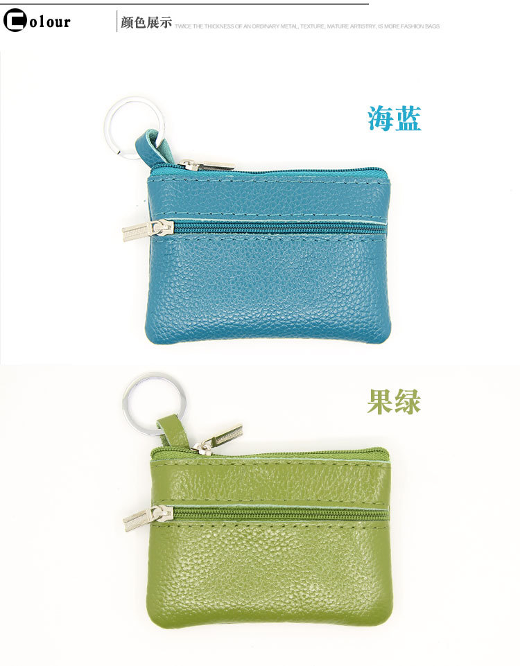 Mini Coin Purse Bus Card Holder Creative Korean Zipper Multi-function Key Bag display picture 2