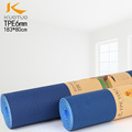 扩拓tpe瑜伽毯 健身运动垫 6mm双层双色加宽瑜伽垫双人体操垫
