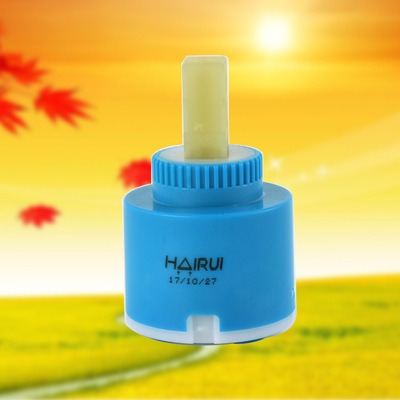 陶瓷阀芯 单把冷热水龙头阀芯 混水龙头陶瓷片配件90°180°开关|ru