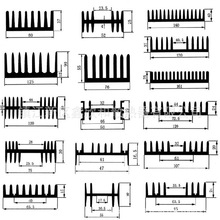 厂家供应电子散热器铝合金散热片铝型材散热器能源插片散热器