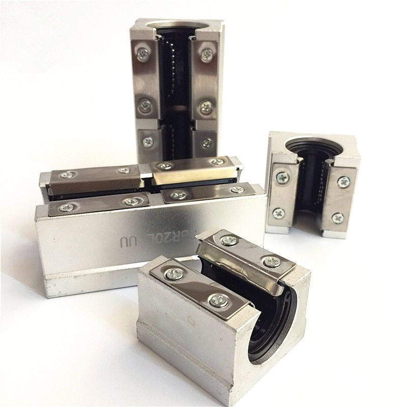 加长型直线箱式滑块轴承导轨铝托SBR压板12 16 20 25 30 35 40LUU