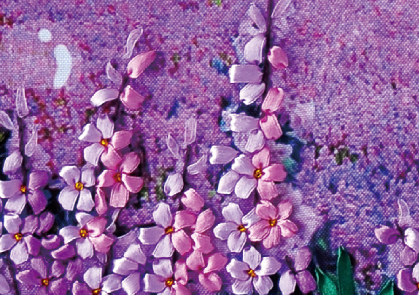 Oujin nianhua Bordado Cinta Directa de Fábrica color impresión colgante pintura Provence amor Sala estar decoración entrada